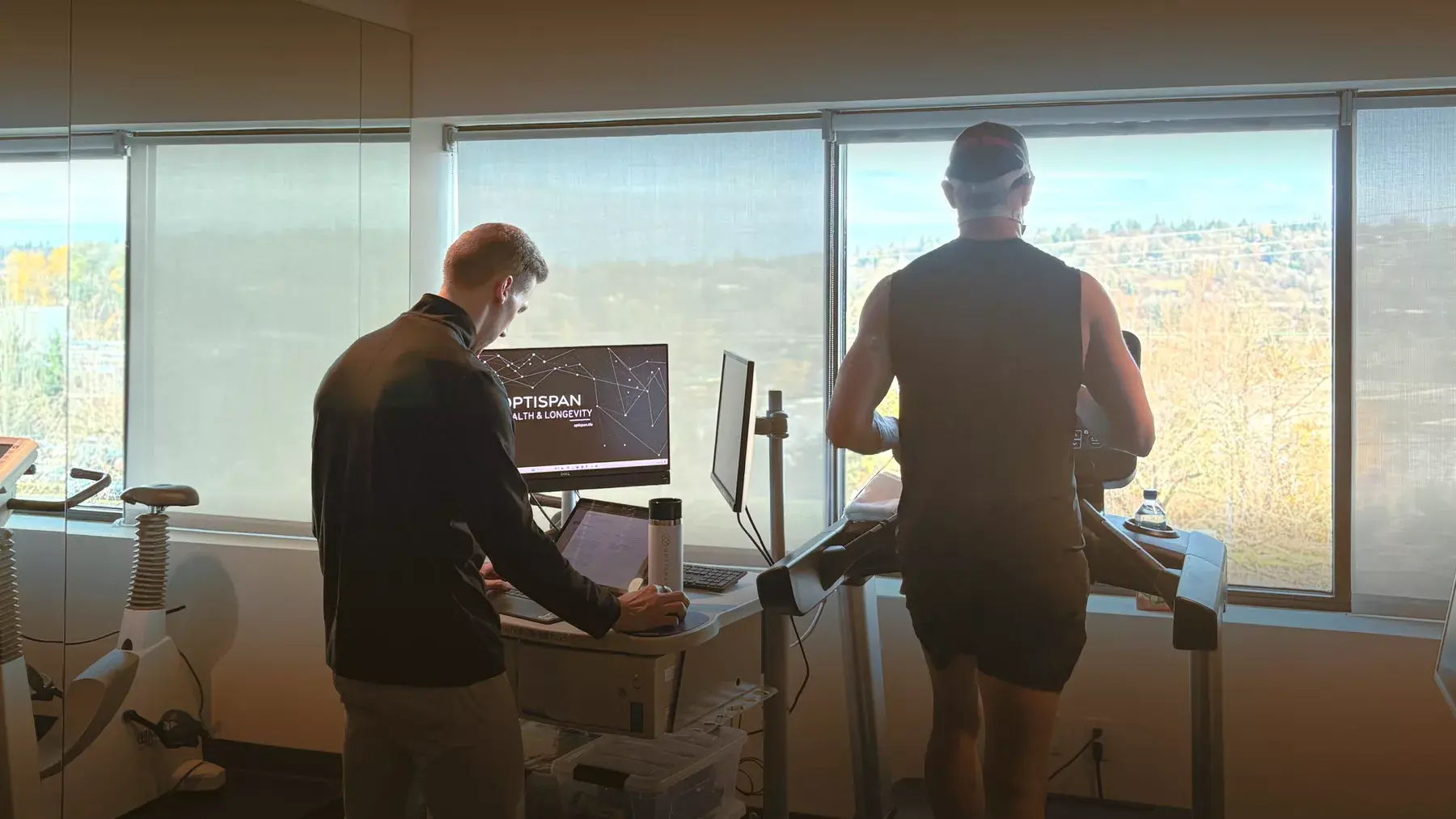 VO₂ max testing at the Optispan clinic